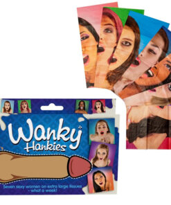 SPENCER  FLEETWOOD - WANKY HANKIES 7 EXTRA LARGE WOMEN'S HANDKERCHIEFS