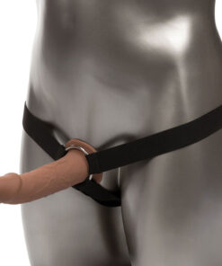 CALEXOTICS - PERFORMANCE MAXX LIFE-LIKE EXTENSION WITH HARNESS BROWN SKIN