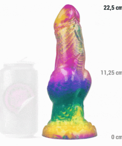 EPIC - IRIS DILDO WITH RAINBOW TESTICLES OF PLEASURE