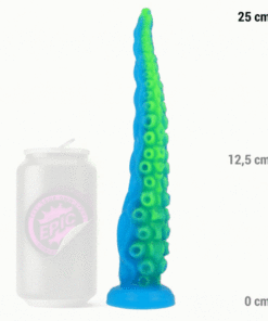 EPIC - SCYLLA FLUORESCENT THIN TENTACLE DILDO SMALL SIZE