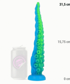 EPIC - SCYLLA FLUORESCENT THIN TENTACLE DILDO LARGE SIZE