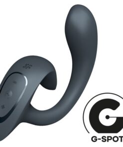 SATISFYER - G FOR GODDESS 1 RABBIT VIBRATOR DARK GRAY