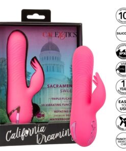 CALEXOTICS - SACRAMENTO SWEETIE VIBRATOR RABBIT PINK BY CALIFORNIA DREAMING
