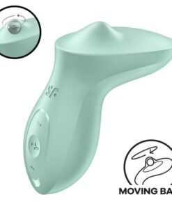SATISFYER - EXCITERRR LAY-ON CLITORIS MINT VIBRATOR