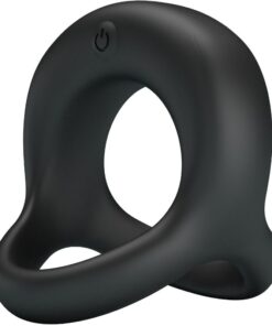 PRETTY LOVE - ELLIOTT  BLACK VIBRATOR RING