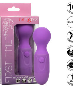 CALEXOTICS - FIRST TIME RECHARGEABLE MASSAGER 10 VIBRATIONS PURPLE
