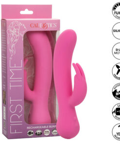 CALEXOTICS - FIRST TIME VIBRATOR RABBIT RECHARGEABLE PINK