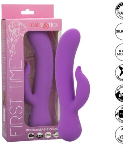CALEXOTICS - FIRST TIME VIBRATOR PLEASER RECHARGEABLE PURPLE