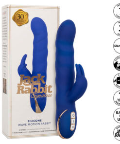 CALEXOTICS - JACK RABBIT VIBRATOR WAVE MOTION BLUE