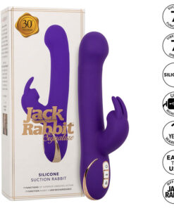 CALEXOTICS - JACK RABBIT VIBRATOR AND STIMULATOR 7 VIBRATION LEVELS AND STIMULATING WAVES BLUE
