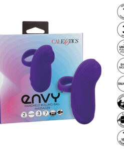 CALEXOTICS - ENVY HANDHELD ROLLING BALL MASSAGER 7 VIBRATIONS PURPLE
