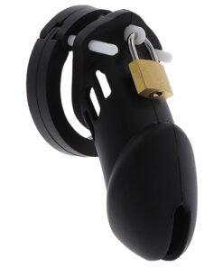 HIDDEN DESIRE - EXTREME CHASTITY COCK CAGE SILICONE SIZE L BLACK