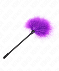 KINK - PURPLE TICKLE FEATHERS USED FOR THE BONDAGE KIT 27 CM