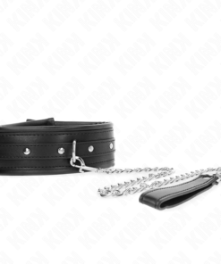 KINK - NECKLACE WITH SHINY BUCKLE STRAP 65 CM 48.5 CM X 5.3 CM