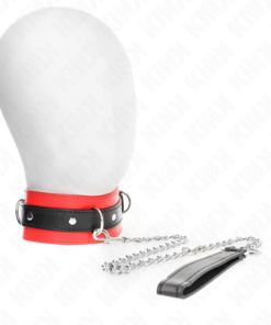KINK - COLLAR WITH BELT 65 CM WITH STRAP RED 54 X 4.5 CM