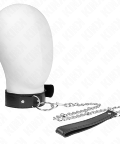 KINK - BASIC MODEL COLLAR WITH LEASH MODEL 4 ADJUSTABLE 36-43 CM