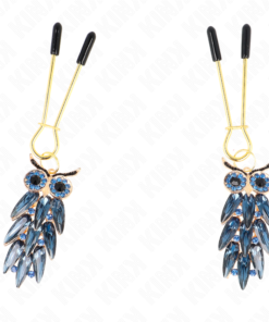 KINK - OWL PENDANT NIPPLE CLAMPS 6 CM