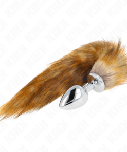 KINK - ANAL PLUG SIZE L 10 X 4 CM WITH SYNTHETIC TAIL 40 CM BROWN