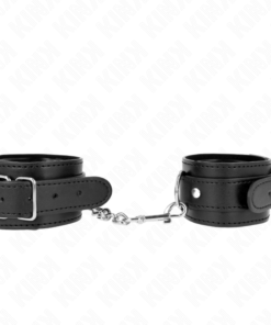 KINK - THIN WRIST RESTRAINTS BLACK ADJUSTABLE 21-33 CM