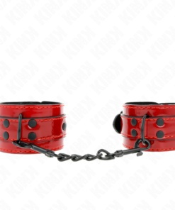 KINK - DARK RED WRIST CUFFS 23 X 5 CM