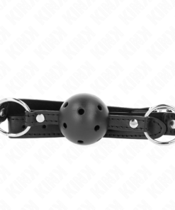 KINK - HOLLOW HARD BLACK BALL 4.5 CM GAG MODEL 1 63.5 X 2 CM