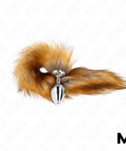 KINK - ANAL PLUG SIZE M 8 X 3.5 CM WITH SYNTHETIC TAIL 40 CM BROWN