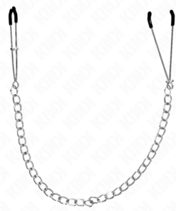 KINK - THIN NIPPLE CLAMPS WITH THICK CHAIN 30 CM