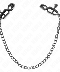 KINK - FLAT CHAIN NIPPLE CLAMPS BLACK 30 CM