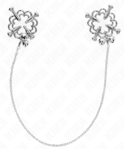 KINK - METAL FLOWER NIPPLE CLAMPS WITH CHAIN