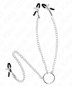 KINK - TRIPLE NIPPLE AND CLIT CLAMPS WITH CHAIN MODEL 0