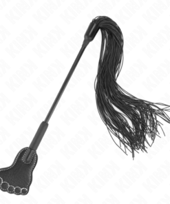 KINK - FOOT SHAPED PADDLE WITH TASSEL WHIP 31 CM