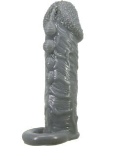 PRETTY LOVE - REALISTIC PENIS ENLARGER AND DELAY SLEEVE GREY