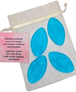 DIABLO PICANTE - 4 MINI VAGINA SHAPED SOAPS YELLOW
