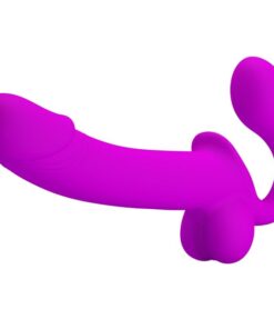 PRETTY LOVE - KELPIE DOUBLE STRAP-ON STIMULATOR PURPLE