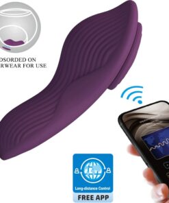 PRETTY LOVE - MANE LAY ON CLITORIS MASSAGER 10 VIBRATIONS REMOTE CONTROL PURPLE