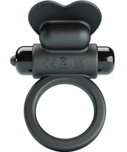 PRETTY LOVE - DEBONAIRE VIBRATING RING RABBIT 10 VIBRATIONS BLACK