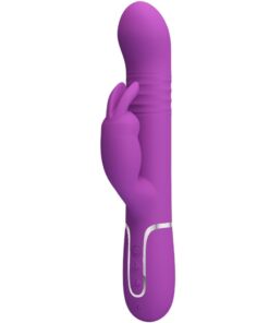 PRETTY LOVE - COALE 4 IN 1 MULTIFUNCTION RABBIT VIBRATOR  PURPLE