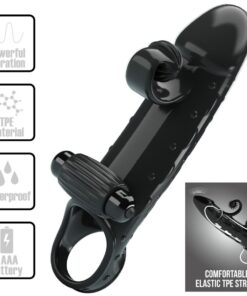 ROMANCE - VIBRATING PENIS SLEEVE BLACK