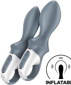 SATISFYER - AIR PUMP BOOTY 1 ANAL INFLATABLE VIBRATOR GREY