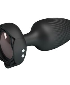 PRETTY LOVE - VARIAN ANAL PLUG WITH  LED LIGHT BLACK 10.8 CM