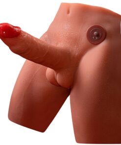 XISE - JASON REALISTIC DILDO MASTURBATOR WITH THRUSTING AND VIBRATION 17 CM