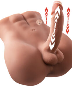 XISE - BERTLETT DILDO ASS REALISTIC DILDO AND ANUS MASTURBATOR FRONT POSITION WITH THRUSTING 18 CM