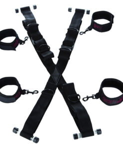 CALEXOTICS - SCANDAL CROSS-SHAPED DOOR HANDCUFFS