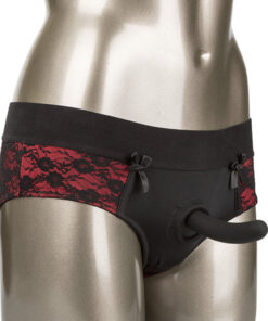 CALEXOTICS - SCANDAL SET OF CROTCHLESS PANTIES WITH DIDLO SIZE S/M