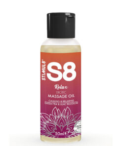 STIMUL8 - S8 RELAX EROTIC MASSAGE OIL GREEN TEA 50 ML