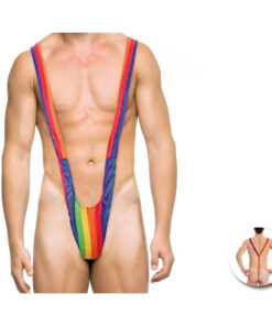 PRIDE - MEN'S TRIKINI RAINBOW FLAG