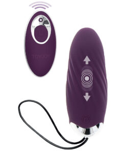 TOYJOY - HAPPINESS KNOCK KNOCK EGGSTAVAGANT VIBRATOR WITH REMOTE CONTROL PURPLE