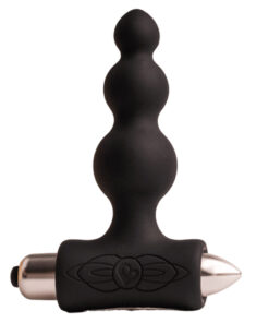 ROCKS- OFF - PETITE SENSATIONS BUBBLES ANAL PLUG VIBRATOR BLACK