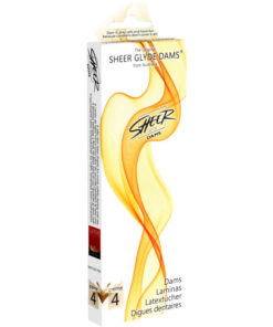 SHEER GLYDE - DAMS LAMINAS LATEX ORAL SEX VANILLA
