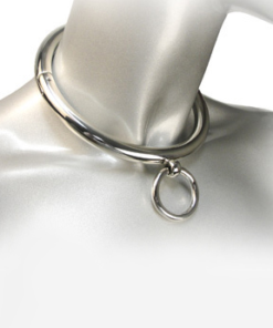 METAL HARD - BDSM NECKLACE WITH RING 10CM